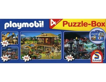 Playmobil - Playmobil. PS55599. Puzzle-Box. 4 puzzles. 2 x 60,2 x 100 - Image 6