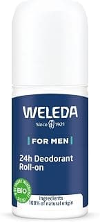 WELEDA - Men's 24H roll-on deodorant - 100% natural formula - Effective deodorant protection for 24 hours - NATRUE* - Vegan*** - 50 ml
