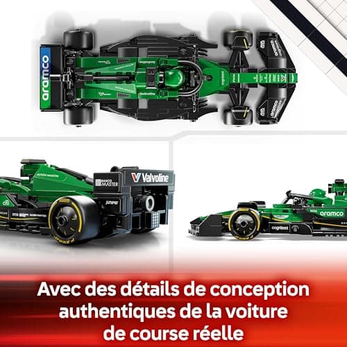 LEGO Speed Champions Voiture F1 Aston Martin Aramco AMR24 - Jeu de Construction avec Voiture de Course - Minifigurine Collector de Pilote de Formule 1 - Cadeau pour garçons et Filles dès 10 Ans 77245 - Image 7