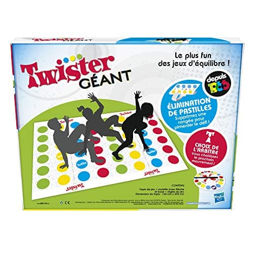 Hasbro Gaming Giant Twister – Funny Skill Board Game – French Version Exclusive on Amazon - Image 5