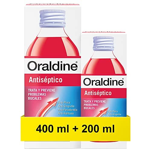 Oraldine 400ml & 200ml Daily Use Liquid Snack Antiseptic Antifungal Gum Prevent Gingivitis and Canker Sores, Black, 600 ml (Pack of 1) - Image 2