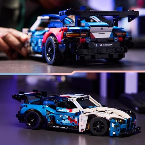 LEGO Technic Voiture de Course BMW M4 GT3 Evo - Jouet - Maquette avec Moteur V6, Direction & Portes Ouvrantes - Cadeau Gaming pour Garçon dès 11 Ans ou Ado Fan de Sport Automobile 42226 - Image 7