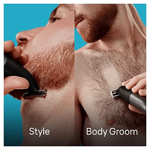 Braun XT5 Series Hybrid Single Blade Beard and Stubble Trimmer Electric Razor for Men Body Grooming Manscaping with Travel Pouch Gifts for Men XT5200 Black Razor - Image 5