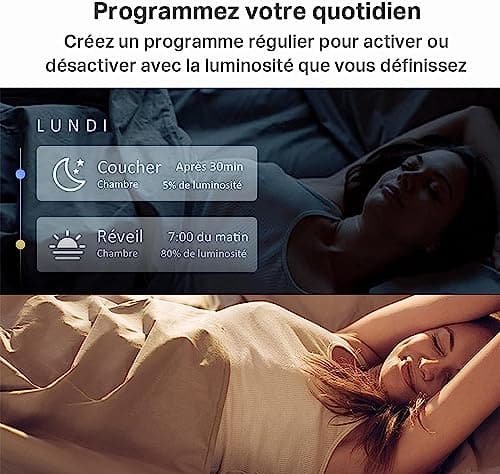 Tapo Ampoule Connectée WiFi, Ampoule LED E27 Blanc Chaud 2700K, Dimmable 8.7W 806Lm, Compatible avec Alexa et Google Home, Commande Vocale, Economie d'énergie, L510E(2-pack) - Image 8