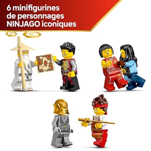LEGO Ninjago 15th Birthday - Forge of Four Weapons - Teenager Toy - Ninja House with Minifigure & Collector Cards - Gift for Boys from 14 Years or Adult Fan 71858 - Image 7