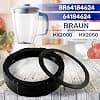 MONTERAL Retainer Ring and Seal for Mixer Blender with Original Code BR64184624 64184624 for Braun MX2000 MX2050 - Image 3