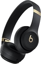 Beats Solo 4 – Casque Supra-auriculaire sans Fil Bluetooth, Apple et Android Compatible, 50 Heures d’autonomie – Noir et Or