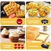 Hot Air Fryer Accessories Accessories for Russell Hobbs 4L 4.3L 5.5L Philips Airfryer 2000 Series NA220 NA229 4.2L HD9270 6.2L with Silicone Mold Baking Paper Baking Mould - Image 6