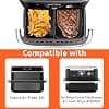 Air Fryer Mould, 3 Pcs Flat Air Fryer Accessory for Ninja Air Fryer 10.4L AF500EU, Reusable Silicone Air Fryer Mould for Ninja Air Fryer 10.4L (3 pcs) - Image 3
