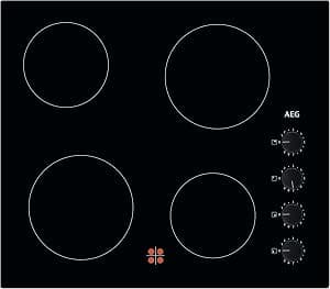 AEG HK614000CB Ceramic Baking Tray 4 Zone 60 cm