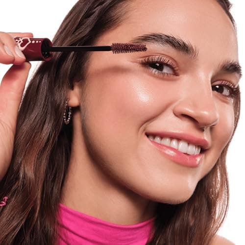 essence Lash PRINCESS false lash effect mascara burgundy, mascara volume, effet faux cils, teinte bordeaux, brosse conique en fibres, 12ml - Image 7