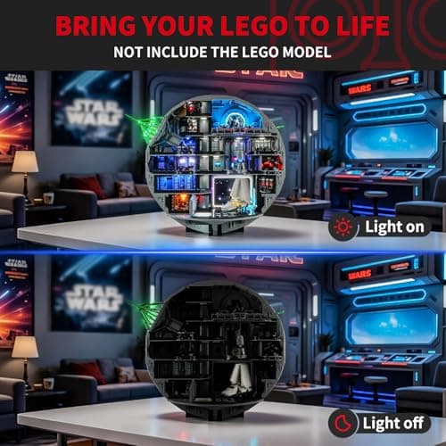 BRIKSMAX LED Lighting for Lego Star Wars Death Star 75419 - Light Kit Compatible for Building Blocks - Without Lego Kit - High Quality Decorative Light for Model Making for - Image 3