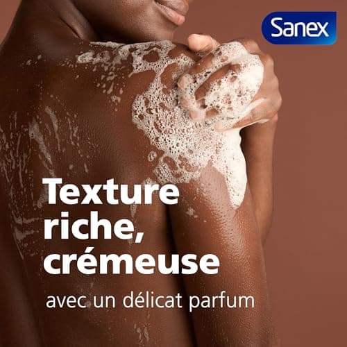 SANEX - Derma Thérapie - Crème de douche anti-dessèchement - Peaux très sèches - Réduit les démangeaisons -Complexe d’acides aminés et acide hyaluronique - 425ml - Image 6