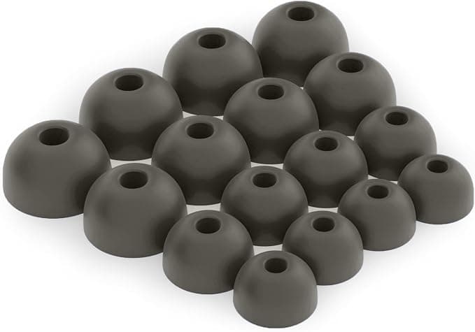Okuli 16 x Silicone Earbuds Earbuds for Sony LinkBuds Fit Headphones Earphones in Black - Image 1