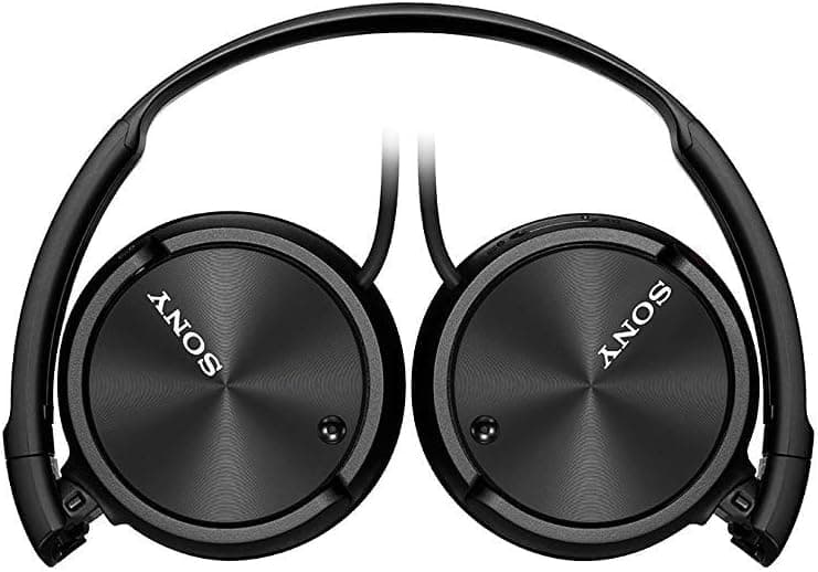 Sony MDR-ZX110NC Noise Cancelling Headphones with Neodymium Magnets and 30mm Speakers - Black (Renewed) - Image 3
