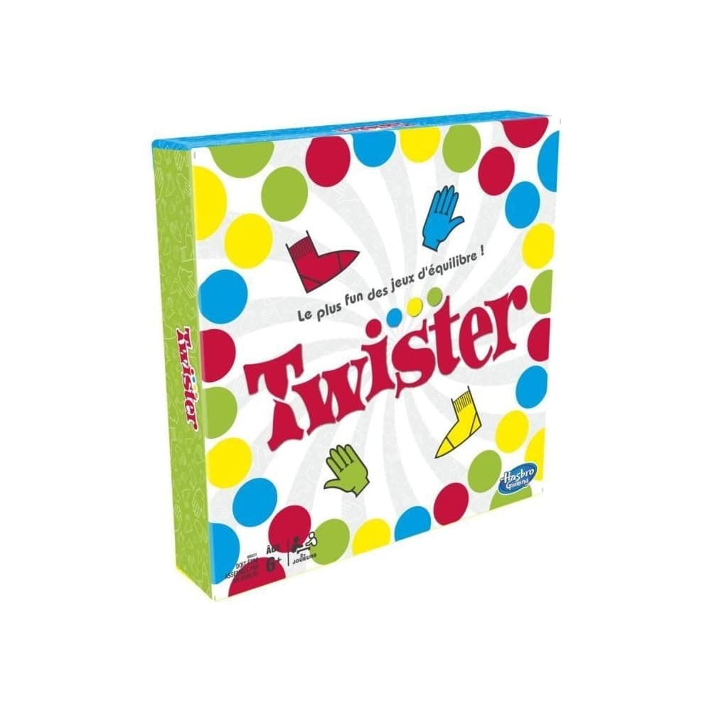 Hasbro Hasbro Gaming Twister, Jeu de Societe Fun d'equilibre, 2 et Plus Joueurs Version Francaise