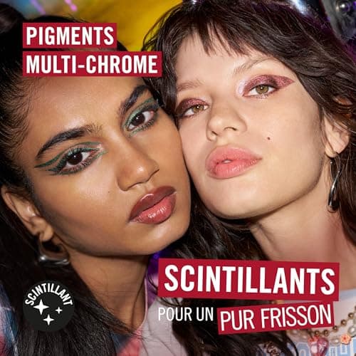 Rimmel Thrill Seeker Shimmer shock Crayon, Eyeliner, Eyeliner Gel Waterproof Multichrome, Crayon Liner, Couleur changeante irisée, Glisse sans effort, Ne coule pas, 1,2 g, 005 Electric Breeze - Image 9