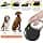 Retractable Dog Lead, Flexible Lead, Up to 50 kg, Nylon Tape with Reflective Stitching for Medium and Large Dogs for Walking, 8 m, Black and Yellow - Image 7