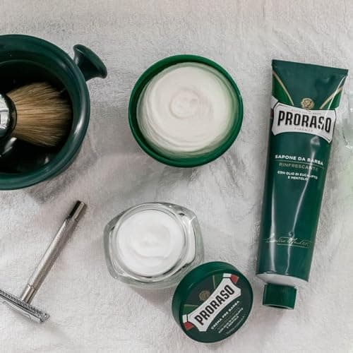 Proraso | Refreshing Beard Soap (150ml jar) - Eucalyptus and Menthol Oil Shaving Soap - Made in Italy - Image 7