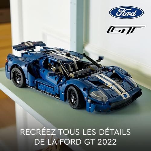 LEGO 42154 Technic Ford GT 2022, Maquette de Voiture pour Adultes à Construire, Échelle 1:12 avec Caractéristiques Authentiques, Set de Collection Avancé - Image 3