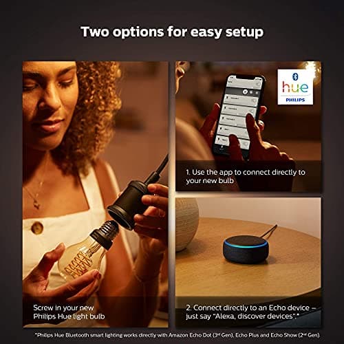 Philips Hue Globe Filament G93 E27 (Pack of 2) - Image 7