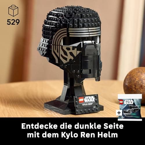 Lego Star Wars Kylo Ren Helmet Lego Kylo Ren 75415 with Tie-Interceptor Polybag 30685, Exclusive - Image 3