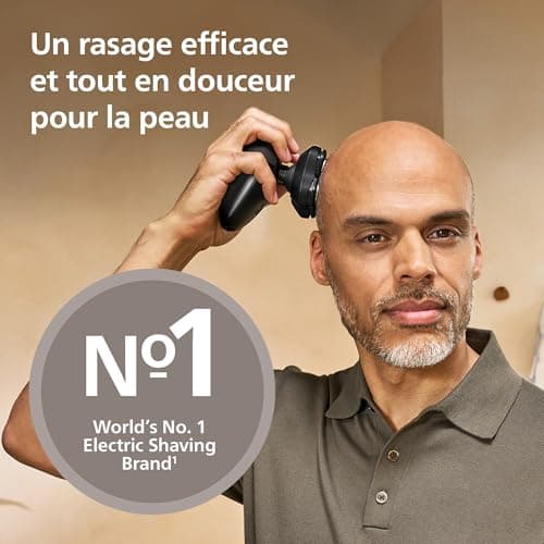 Philips Head Shaver Pro 5000 Series - Rasoir pour la tête pour hommes et femmes, tête flexible à 360° et lames ComfortCut pour un rasage efficace tout en douceur pour la peau, modèle HS5980/15 - Image 4