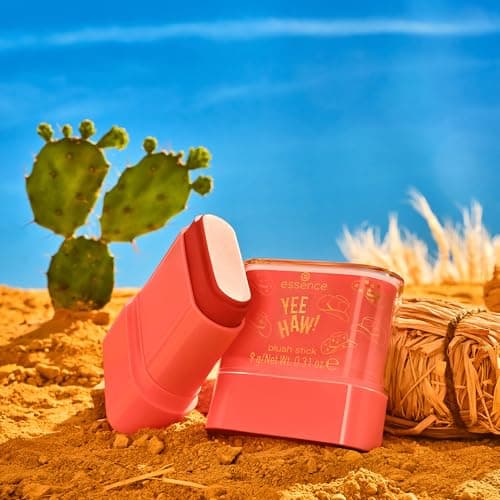 essence YEE HAW! blush stick, hautement pigmenté, mat (9g) - Image 6