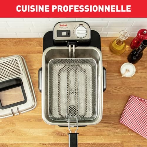 Tefal Oleo Clean Semi-Professional Deep Fryer 3.5 L, 2300 W, Up to 6 People, Automatic Oil Filtration, Digital Timer, Control Port, Thermostat, Oil Storage Box FR804015 - Image 7