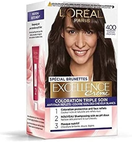 L'Oréal Paris Excellence Cream 400 Deep Brown - Image 1