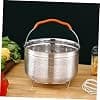 PRETYZOOM Panier Vapeur Inox Multi-usage avec Poignée Antidérapante Accessoire Cuiseur Riz et Vapeur Résistant Chaleur pour Cocotte et Casserole - Image 5