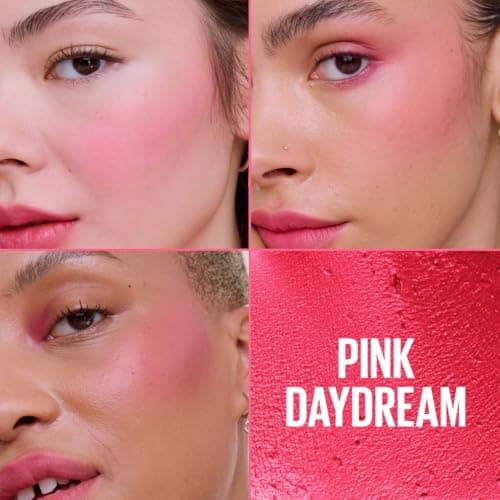 Maybelline New York – Multi-Purpose Foam Blush – Cheeks & Lips – Blurred Matte Finish – Light Texture – Lasts up to 14 Hours – Transfer Resistant – Cloudtopia – Shade : 04 Pink Daydream - Image 4