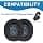 Adhiper Arctis 7 Pcs Foam Ear Pads Ear Pads for SteelSeries Arctis Pro/Arctis 9X/Arctis 7/Arctis 5/Arctis 3/Arctis 1 Gaming Headset Breathable Mesh (Blue) - Image 5