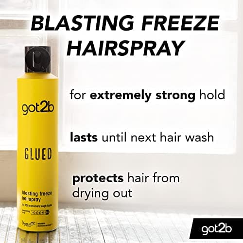 Schwarzkopf Got2B Glued Tight Gluing Styling Spray - No Glue - Ultimate Fixing - Vegan Formula - Styling Hair - 300 ml - Image 5