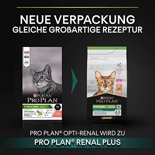PURINA PRO PLAN | Renal Plus | Cat | Complete Dry Food for Sterilized Adult Cats | Helps Maintain Healthy Kidney Function and Urinary System | Salmon | Bag | Pack of 6 x 1.5 kg - Image 5