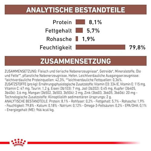 Royal Canin Veterinary Gastrointestinal | 12 x 85 g | Wet Food for Adult Cats | Fine Chunks in Sauce | For Intestinal Absorption Disorders - Image 7