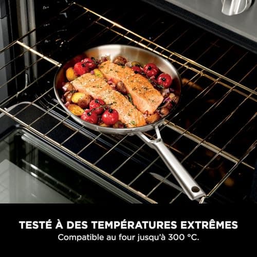 Ninja EverClad Stainless Steel Frying Pan, 28 cm, Suitable for All Hob Types Including Induction Cookers, Oven Safe up to 315°C, 100% Induction Base, C90028EUI - Image 8
