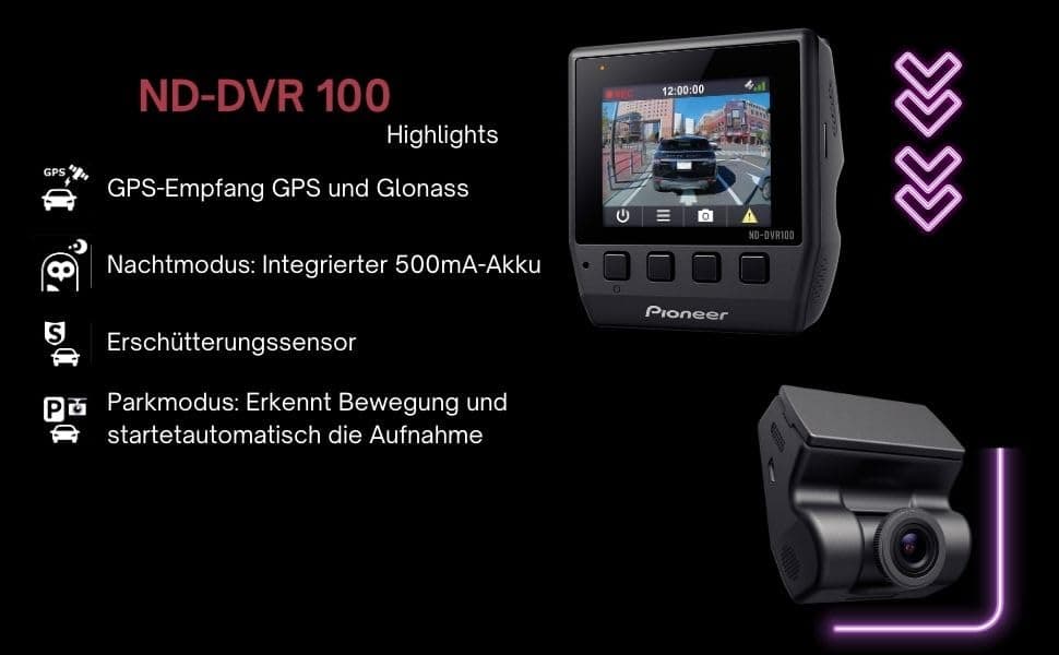 Pioneer Car Multimedia ND-DVR100 On-Board Camera - Image 7