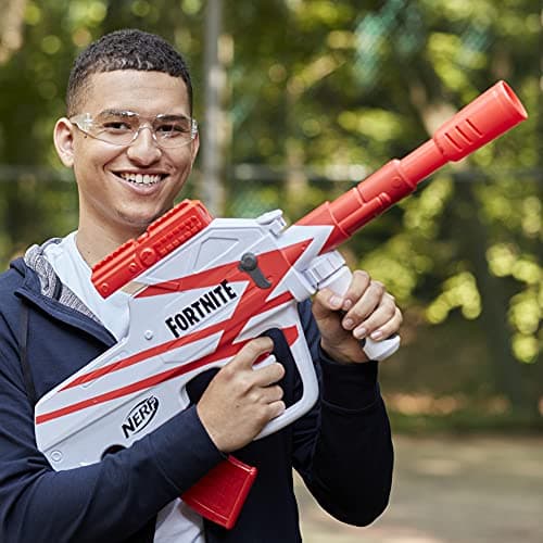 Nerf Fortnite, Motorised B-AR Blaster, Converge Coating, 10 Dart Charger, 10 Official Nerf Elite Darts - Image 5