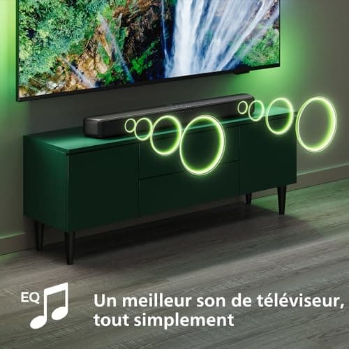 Philips TAB5109 Barre de Son 2.0 - canaux 2.0 120 W, DTS Virtual X, Bluetooth 5.4, HDMI Arc, Connexion Optique et connectivité USB - Gris foncé - Image 5