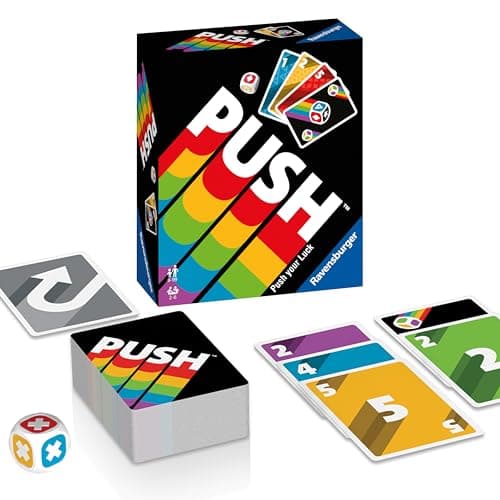 Ravensburger - Push - Ambiance Game - Card and Dice Game - 2 to 6 Players from 8 Years Old - With Family or Friends - 26828 - Multilingual - French Included - Image 2