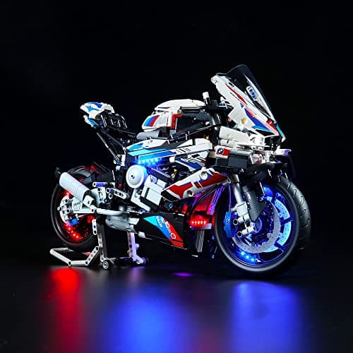 Remote Lighting Kit Compatible with Lego 42130 Technic BMW M 1000 RR Motorcycle Building Kit (No Model), DIY Motorcycle Lighting Kit, Decorative Lighting for 42130 Creative Gift - Image 8