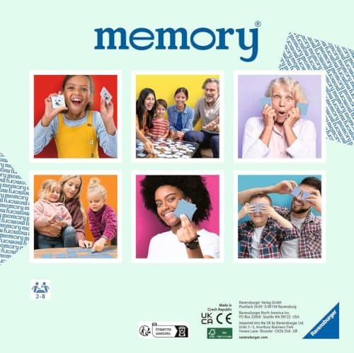Ravensburger - 20889 - Ravensburger Classic Memory, reissue of the 1969 Classic Game, Memory Game for 2 to 8 Players aged 6 and up - Image 5