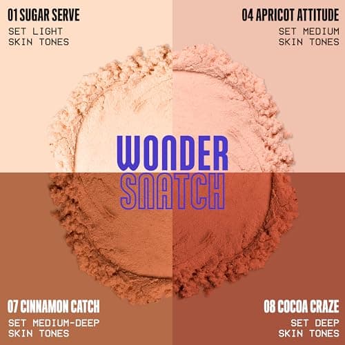 NYX Professional Makeup Wonder Snatch Powder – Poudre libre fixatrice – Fini mat doux – Tenue 16H Sans Effet plâtre – Texture Ultra-Légère – Teinte : Sugar Serve - Image 7