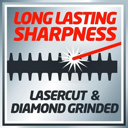 Einhell Electric hedge trimmer GH-EH 4245 (420 W, Speed 1.600 rpm, Cutting length 45 cm, Teeth spacing 16 mm, Aluminium blade guide, Cable pull, Softgrip) - Image 6