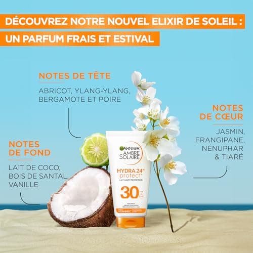 Garnier Ambre Solaire Hydra Protect 24H Lait Protecteur Visage & Corps SPF30 50mL - Image 7