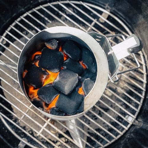 Onlyfire Rapidfire Starter Galvanised Steel Fireplace - BBQ Accessory for Charcoal Barbecues Diameter 47 cm and +, Fire Starter with Two Handles, 32 cm Height, Replacement for Weber 7416 - Image 8