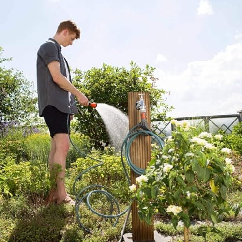 Gardena 7.5 m Spiral Hose for Balconies and Patios: Garden Hose with Integrated Hose Holder, 9 mm Hose Diameter, Original Gardena System Parts and Sprayer (18411-20) - Image 4