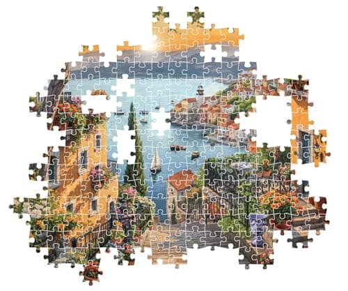 Clementoni - Puzzle for Adults 1500 Pieces, HQC Steps to The Harbor - Compact Box, Made in Italy, 31729 - Image 6