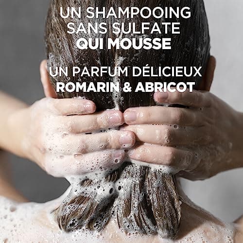 Shampooing Anti chute - sans sulfate - 300ml - Caféine Romarin Huile d'argan Biotine - 45% de réduction de chute +18550 cheveux - fabriqué in France - Image 7